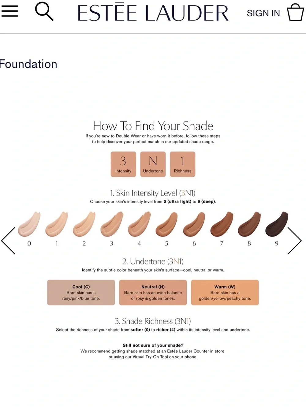 Estee Lauder Double Wear Foundation — 1W2.5 Golden Sand